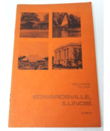 Welcome to the Edwardsville Illinois Area Booklet 1975 Photos Map Commerce - $18.95