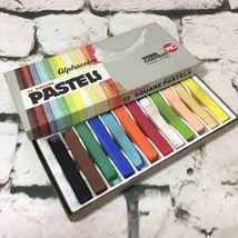 Vintage Alphacolor Pastels Box Of 12 Weber Costello Art Supplies - £11.69 GBP