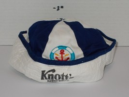 Vintage 80&#39;s Knott&#39;s berry Farm Amusement Theme park Souvenir Hat Cap Ra... - $24.70