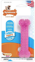 Nylabone Puppy Chew Dental Bone - Chicken Flavored Teething Toy for Small Puppie - £4.70 GBP+