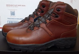 SR Max Men&#39;s 10.5 EW Denali Comp Toe Waterproof Hiker Work Boots Brown - $99.95