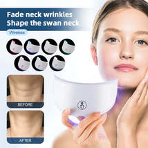 Neck LED Lift Mask Photon Anti-Wrinkle Skin Tightening Neck Beauty Device Skin B - £31.51 GBP