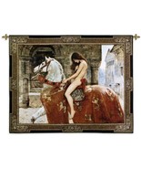 64x53 LADY GODIVA Woman Medieval Tapestry Wall Hanging - £255.85 GBP