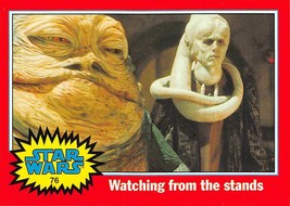 2004 Topps Star Wars Heritage #76 Watching From The Stands Jabba The Hutt  - £0.70 GBP