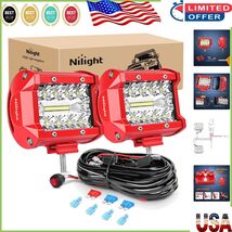 High-Intensity 4-Inch LED Light Bar Set - IP67 Waterproof Off-Road Lights - $48.50