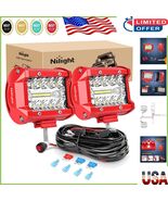 High-Intensity 4-Inch LED Light Bar Set - IP67 Waterproof Off-Road Lights - $904.51 MXN