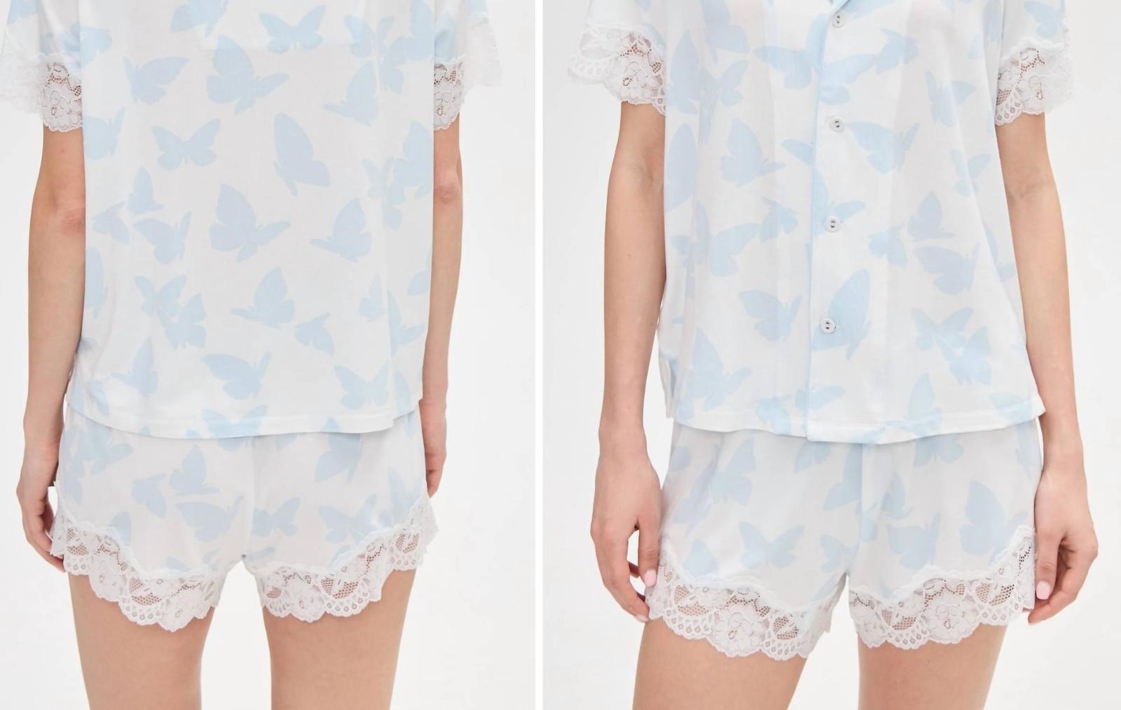 Pj Salvage Butterfly Lace Shorts Size L - $44.55