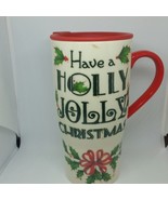 Lenox Heat Changing Travel 20 oz Mug Holiday &quot;Have a Holly Jolly Christmas&quot; - $11.98 CAD