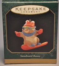 Hallmark - Snowboard Bunny - Miniature Ornament - £8.87 GBP
