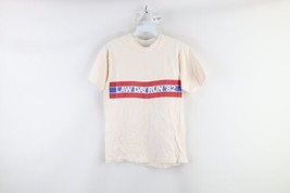 Vintage 80s Womens Small Distressed 1982 Law Day Run Short Sleeve T-Shirt USA - £39.38 GBP