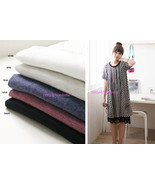 Japan Wide Checker Crochet Lace Soft Knit Dress! - $334.14 MXN