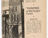 Greenville College Record Glimpses of Victory Number 1944 Illinois Metho... - $27.72