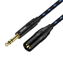 Dremake Trs 1/4 To Xlr Microphone Cable, 6.5Mm Male To Xlr Male Balanced... - £29.88 GBP