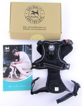 Poy Pet Dog Harness Black, No Pull Small Adjustable, Open Box - £8.16 GBP