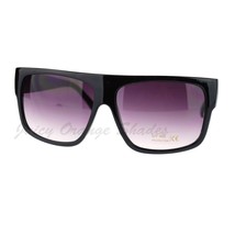 Unisex Cuadrado Parte Superior Plana Gafas de Sol Bold Macho Modernas - $10.78