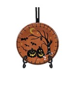 Certified International Halloween Orange Black 8 3/8&quot; Plate Jack O Lantern - $15.21