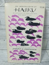 An Introduction to Haiku Harold G. Henderson 1958 First Edition Anchor Books PB - £6.33 GBP