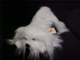19&quot; Avanti Lhasa Apso Plush Dog Toy With Tags By Jockline Italy 1985 - £78.21 GBP