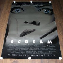 Scream Movie Poster Vintage 1996 Miramax Single Sided - $249.99