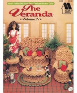 Annie&#39;s Attic Fashion Doll Veranda Furniture Wicker Chair Settee Crochet... - €12,06 EUR