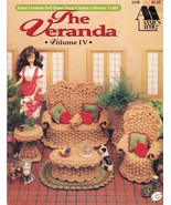 Annie&#39;s Attic Fashion Doll Veranda Furniture Wicker Chair Settee Crochet... - £11.00 GBP