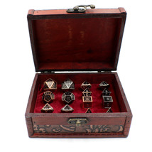 Twin DnD Dice Sets with Storage Chest for Dungeons and Dragons - £43.18 GBP