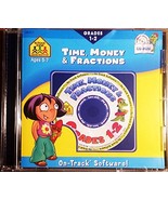 School Zone Interactive - Time, Money &amp; Fractions - Grades 1-2 - $2,520.90 MXN