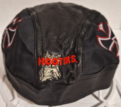 Rare Vtg Hooters Capsmith Iron Cross Biker Skull Cap OSFA Never Worn - $14.55