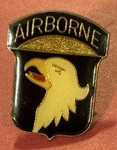 101st Airborne Division Pin War Eagle Lapel Tie Hat Tack - £6.07 GBP