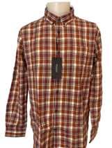 Matinique Trostol BD Orange/Red Plaid Button Down Shirt, Men&#39;s Size XL, NWT - $28.49