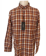 Matinique Trostol BD Orange/Red Plaid Button Down Shirt, Men&#39;s Size XL, NWT - $39.08 CAD