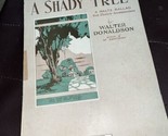 A Shady Tree VTG Sheet Music Walter Donaldson Waltz Ballad Ukulele Foxtr... - $5.94