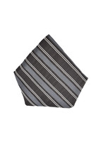 ARMANI COLLEZIONI Mens Pocket Square Striped Classic Multi Size 13&quot; X 13&quot; - $41.02