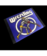 Vintage Wrestling Wallet Blue Nylon 80s 90s Kids Youth Style Rare Bi Fold - $37.22