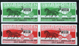 Sweden Svarslosen Private Post Locals MNH Horse &amp; Carriage ZAYIX 0224S0310 - £14.38 GBP