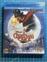 Disney A Christmas Carol (2-Disc Set, 2010, Blu-Ray + DVD, Jim Carrey, NEW! - £9.96 GBP