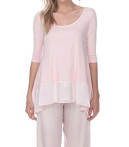 Pj Harlow kiki three quarter loose top in Blush - size XS - £31.34 GBP