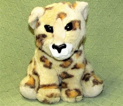 Vintage Dakin Soft Classics Leopard Cub Plush 1990 Stuffed Animal 9&quot; Cheetah Toy - £17.69 GBP