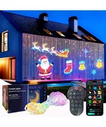 Smart LED Curtain Lights – App Control Music Sync Fairy Lights 1/2PCS Ch... - €42,49 EUR+