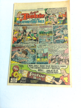 1951 Color Tootsie Roll Ad with Captain Tootsie and His Vacation-Time Pals - $8.99