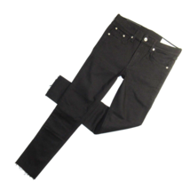 NWT rag &amp; bone Ankle Skinny in Black Raw Hem Stretch Crop Jeans 30 $195 - £49.18 GBP