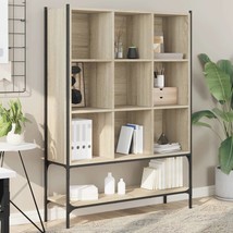 Bookcase Sonoma Oak 102x30x141.5 cm Engineered Wood - £86.55 GBP
