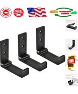 Elegant Folding Coat Rack Set of 3 - Adjustable Wall-Mounted Hooks - $21.25 CAD