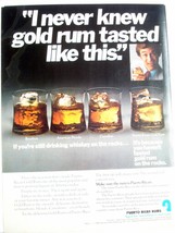 1980 Puerto Rican Rums Color Ad I Never Knew Gold Rum Tasted Like This - £6.00 GBP