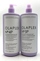 OLAPLEX No. 4P  & No. 5P  SHAMPOO & CONDITIONER SET 33.8oz image 2