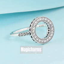 925 Sterling Silver Hearts of Halo with Clear CZ Ring For Women - $18.99