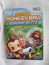 Super Monkey Ball Banana Blitz WII Nintendo  - $10.00