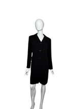 Tahari Black Mid Length Blazer or Dress Size 10 Long Sleeve - $29.69