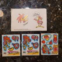 Vtg Cereal COCOA PUFFS SONNY Stickers &amp; Mello Smello Cuckoo Bird Promo - £43.13 GBP