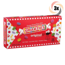 3x Packs Smarties Original Assorted Flavor Candy Rolls Theater Box | 3.5oz - £11.61 GBP